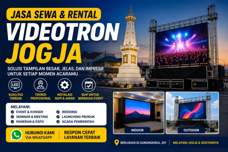 Jasa Sewa dan Rental Videotron Jogja untuk Berbagai Event