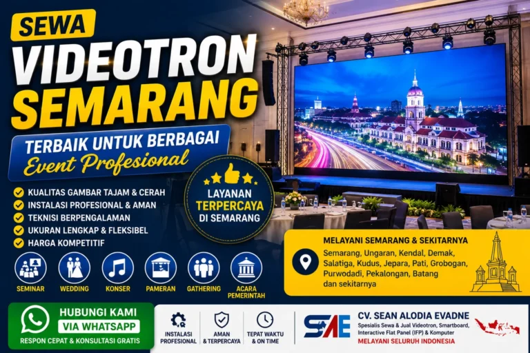 Sewa Videotron Semarang Terbaik untuk Berbagai Event Profesional