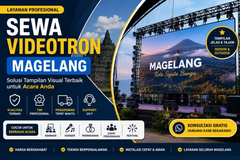 Sewa Videotron Magelang untuk Seminar, Konser, Wedding, dan Berbagai Event