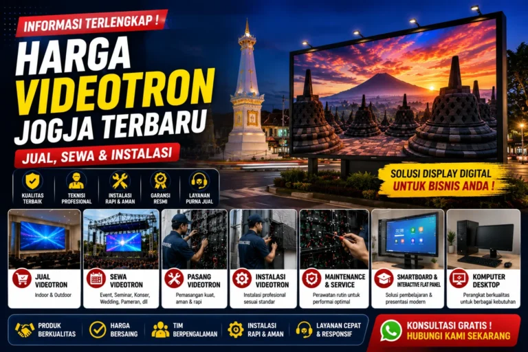 Harga Videotron Jogja Terbaru Jual, Sewa & Instalasi