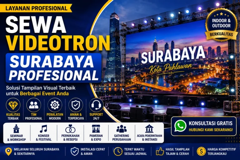 Sewa Videotron Surabaya Profesional untuk Berbagai Event