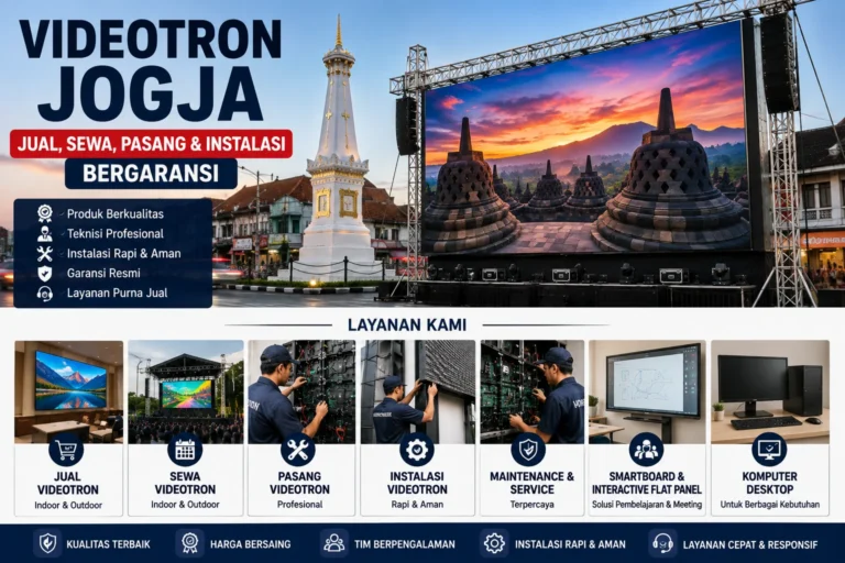 Videotron Jogja Jual, Sewa, Pasang & Instalasi Bergaransi
