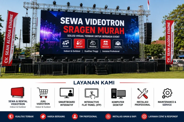 sewa Videotron Sragen Murah